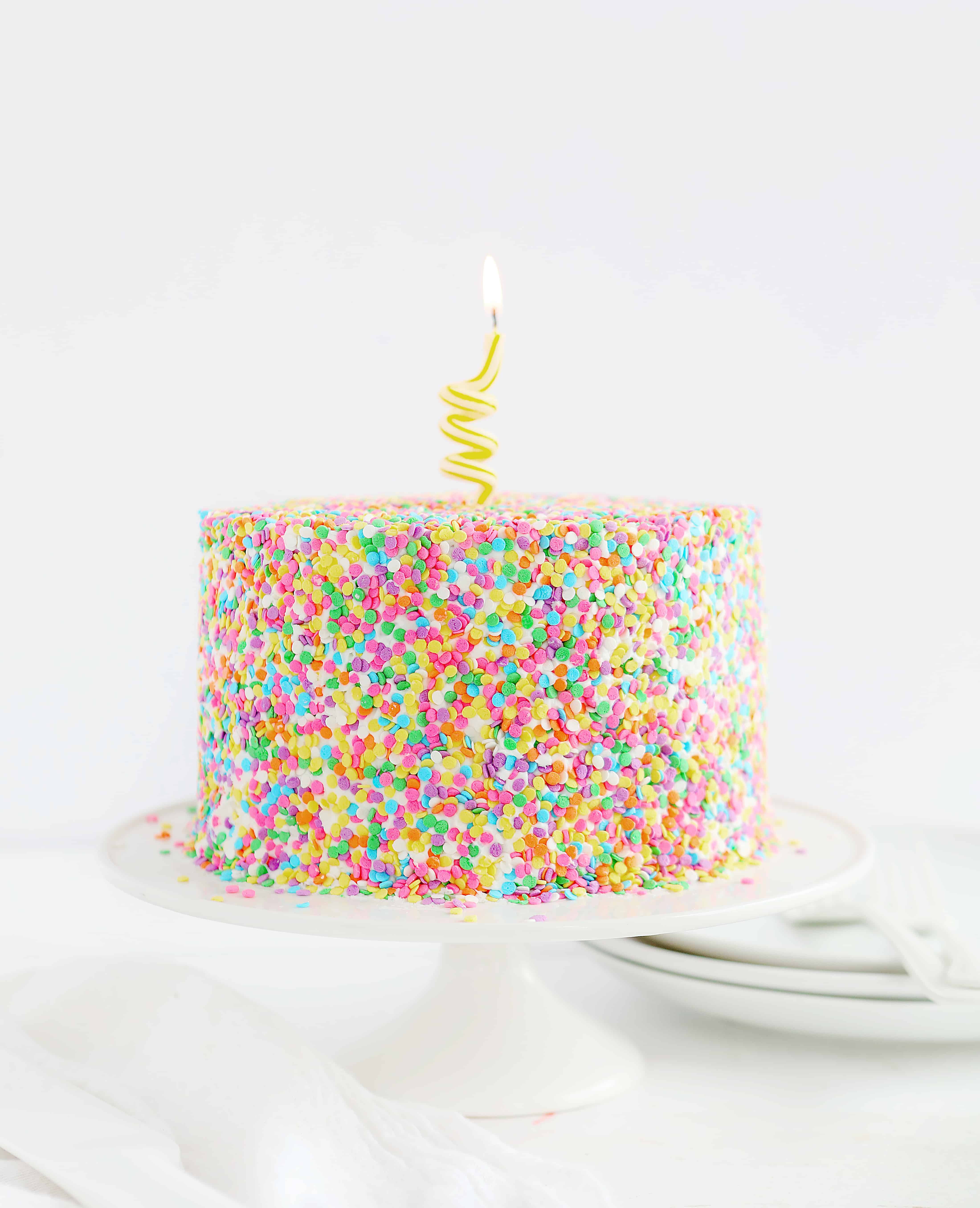 Sprinkles Birthday Cake