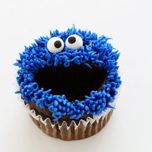 Cookie Monster Cupcakes!