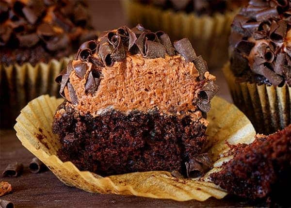 Chocolate Zucchini Cupcakes