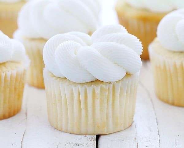 Elegant White Cupcake!